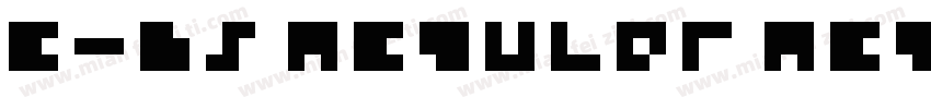 E-B5 Regular Regular字体转换
